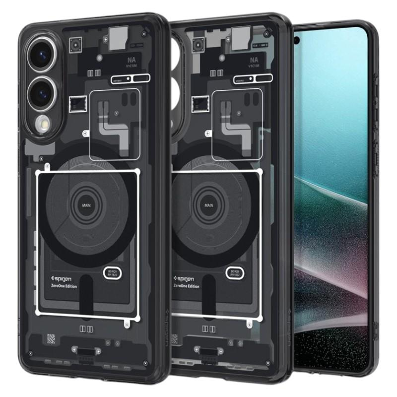 Spigen Ultra Hybrid Mag MagSafe - Etui do Samsung Galaxy S25 Edge (Zero One Black)