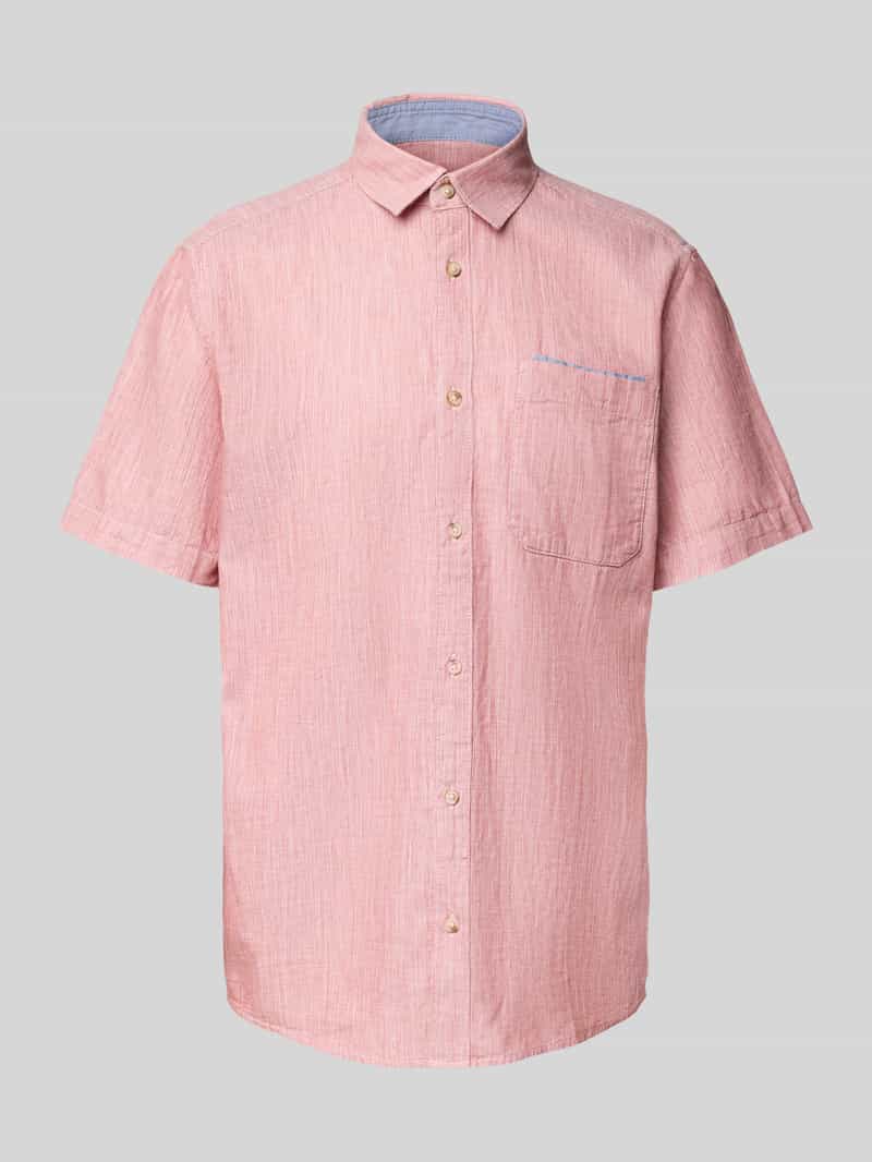 Koszula casualowa o kroju regular fit z czystej bawełny