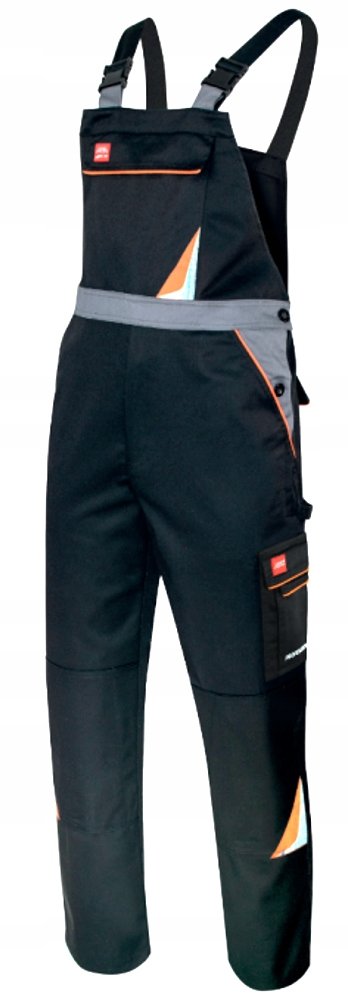 Spodnie ochronne typu ogrodniczki Art.Mas PROFESSIONAL BLACK r. 48