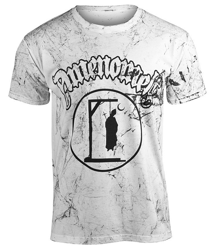 koszulka AMENOMEN - PRIEST DEAD (OMEN142KM WHITE ALLPRINT BLACK)-M