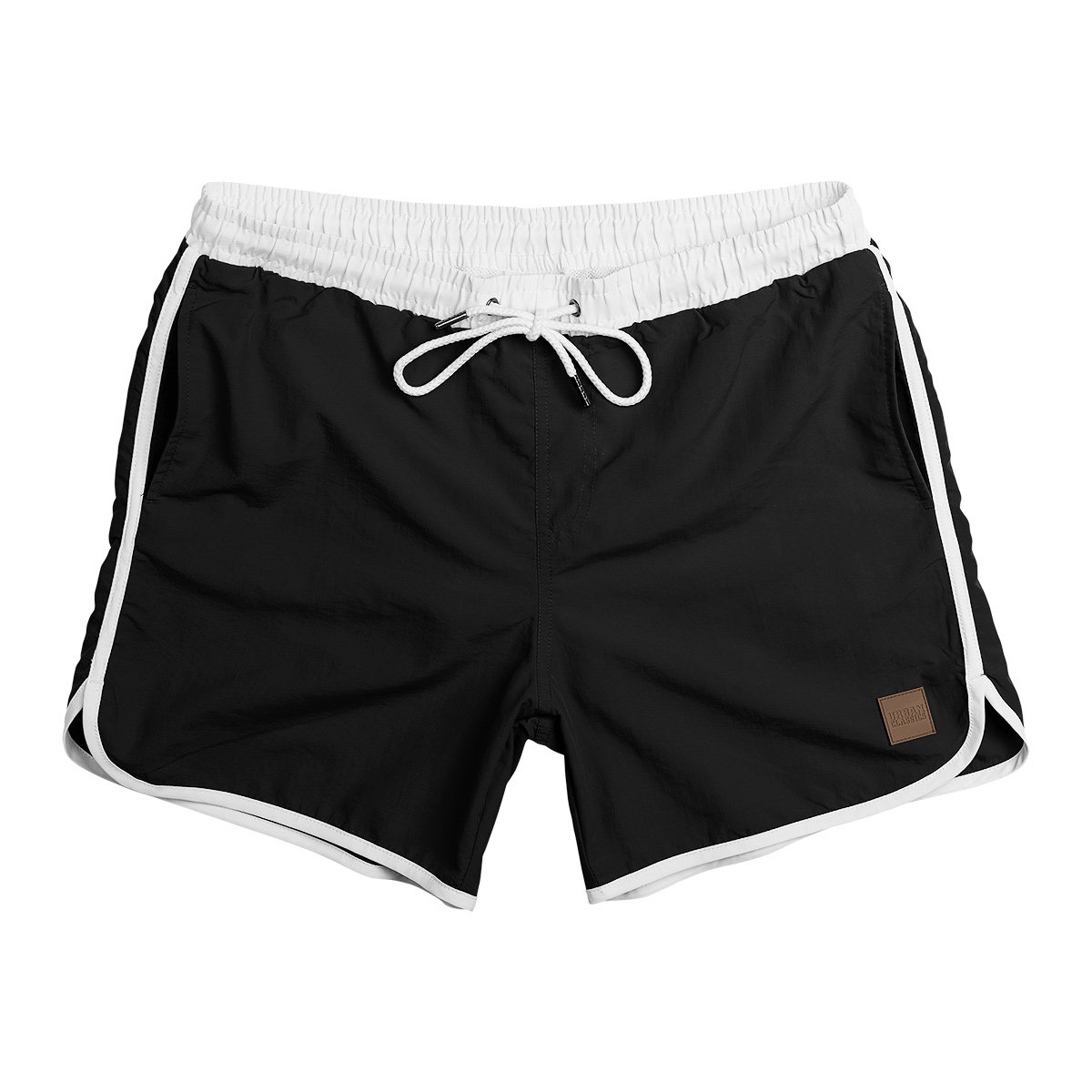 spodenki kąpielówki URBAN - RETRO BLACK-S