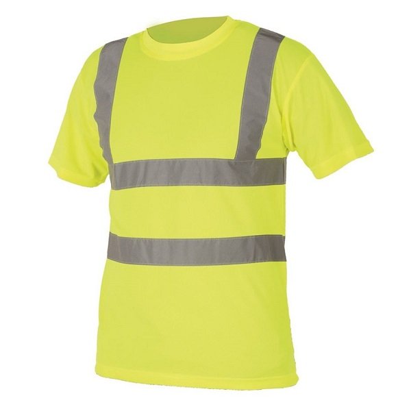 REF 101/102 - KOSZULKA Z PASAMI ODBLASKOWYMI - 55i bawełna, 45i poliester 150 g/m² 2 kolory - S-4XL