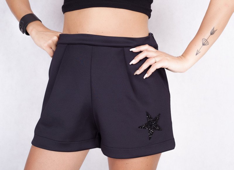 krótkie spodenki AMENOMEN - BLACK STAR-XXL