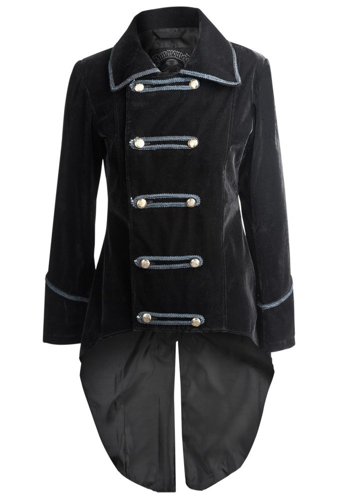 płaszcz damski AMENOMEN - GOTHIC VELVET-XL