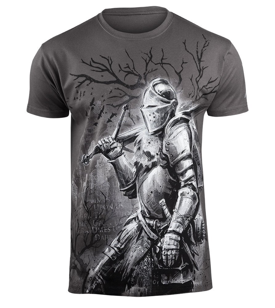 koszulka KNIGHT, szara-S