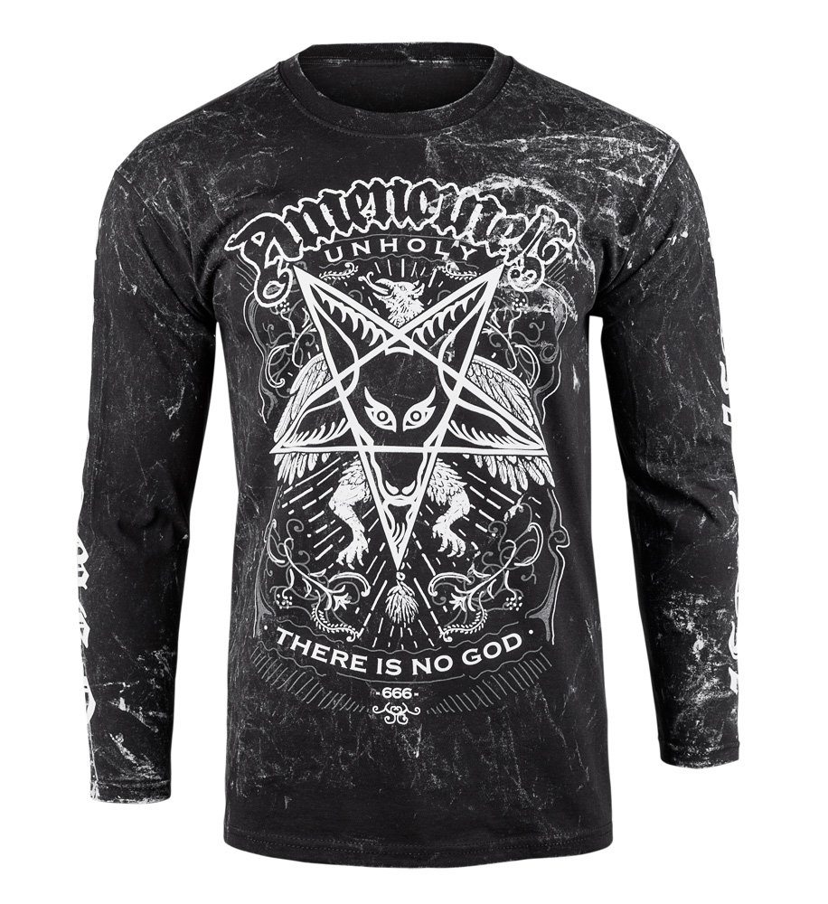 longsleeve AMENOMEN - UNHOLY (OMEN149LO ALLPRINT WHITE)-M