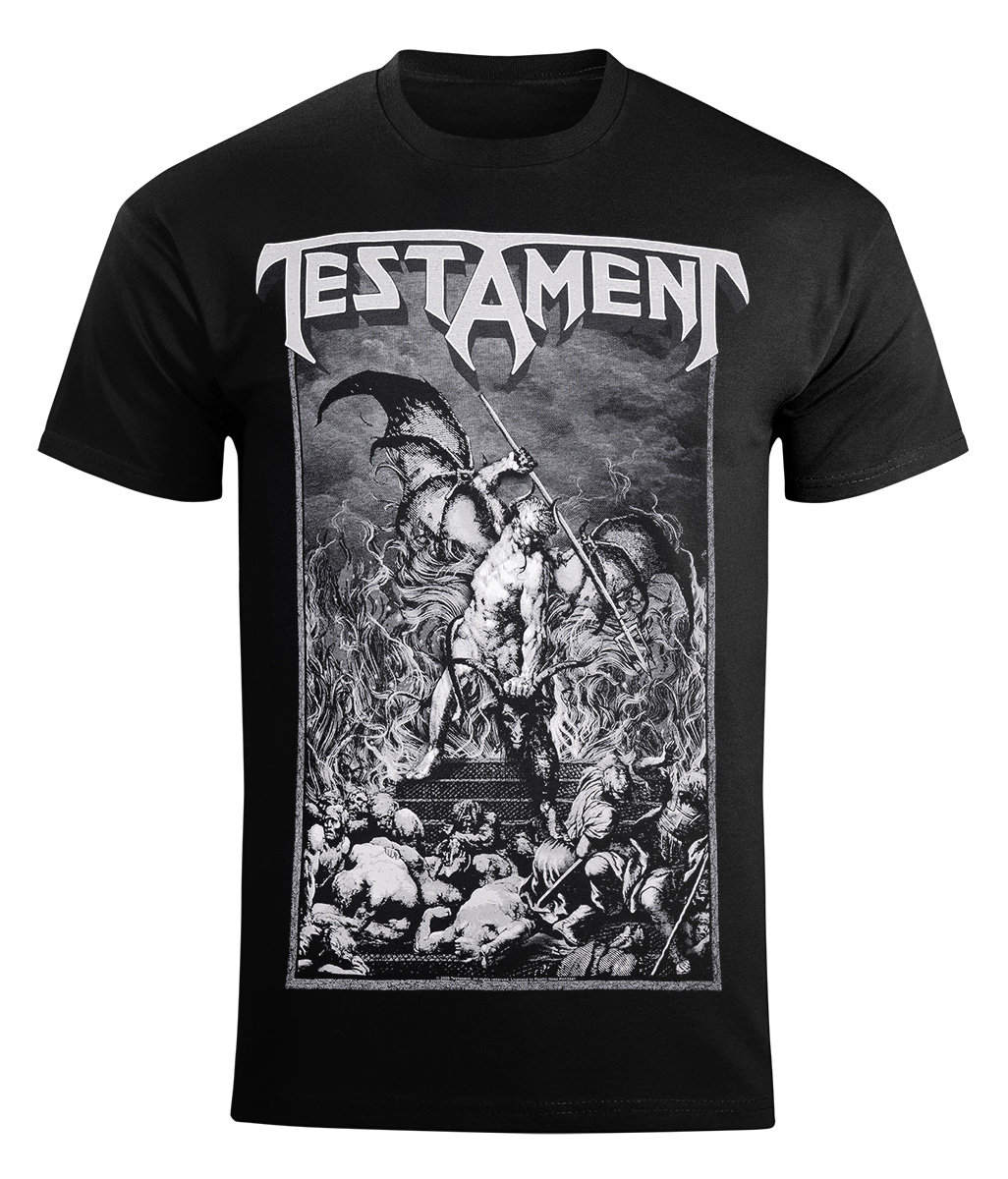 koszulka TESTAMENT - PITCHFORK HORNS-M