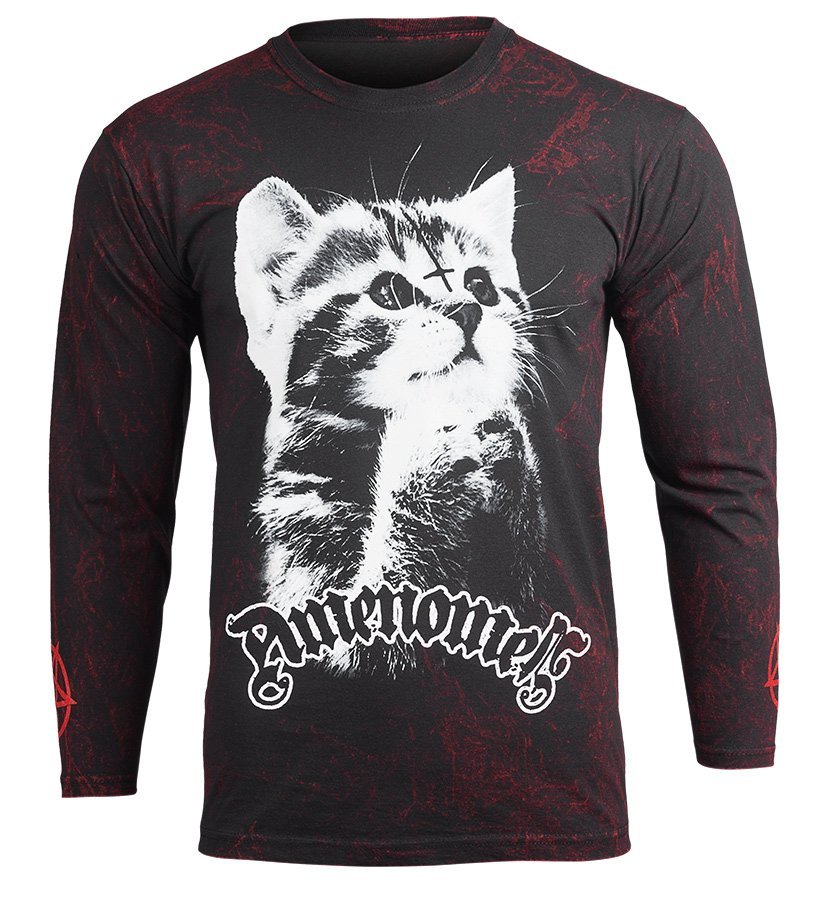 longsleeve AMENOMEN - PURE EVIL (OMEN004LO ALLPRINT RED)-S