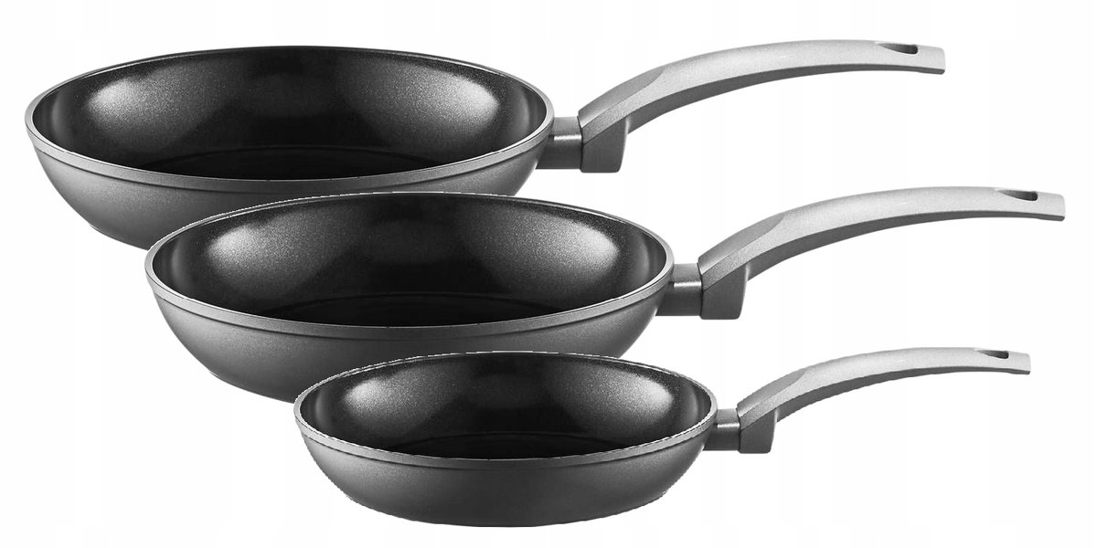 PATELNIA ZESTAW AMBITION VERSO 20/24/28 cm QUALUM CERAMICZNA GAZ INDUKCJA