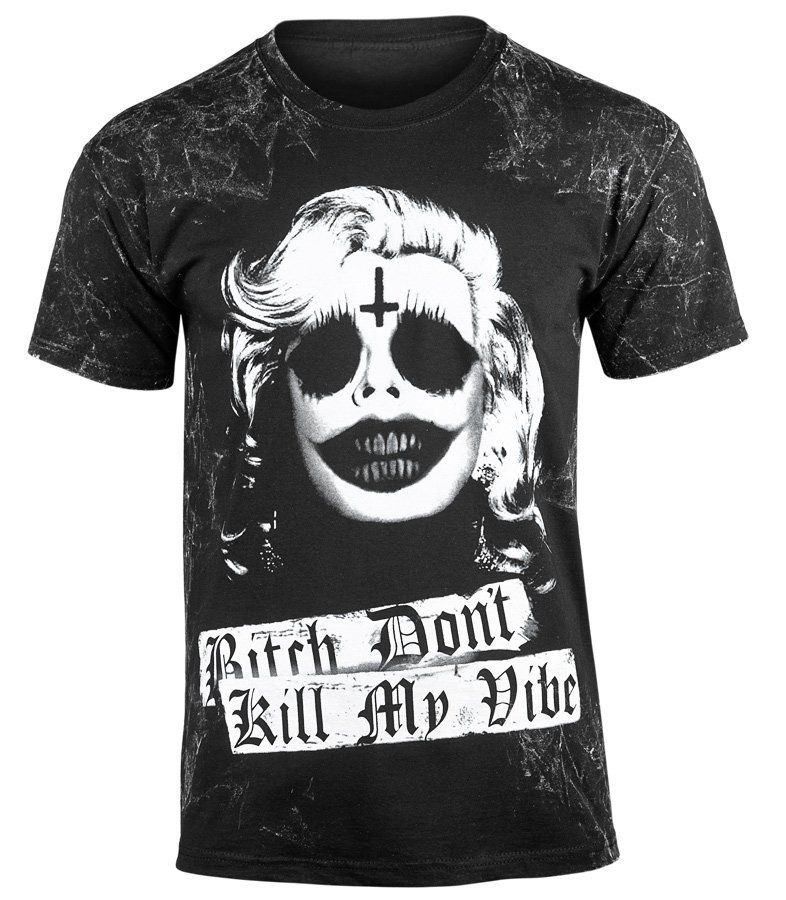 koszulka AMENOMEN - BITCH DON'T KILL MY VIBE (OMEN063KM ALLPRINT WHITE)-XL