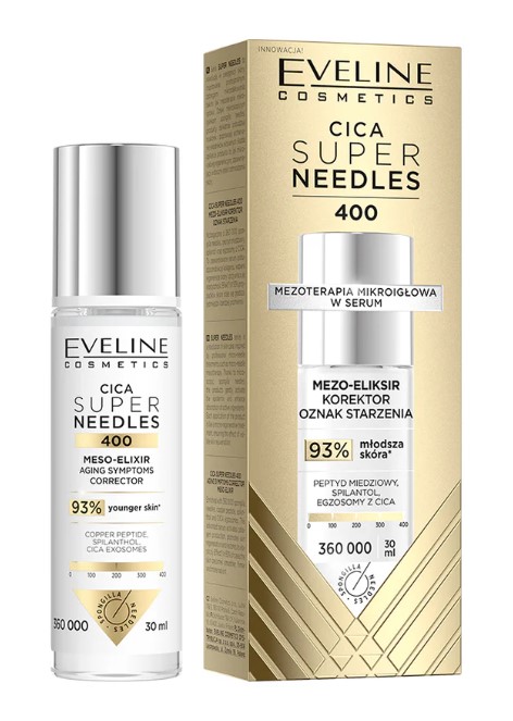 Eveline Cica Super Needles 400 Mezoterapia Mikroigłowa w Serum 30ml