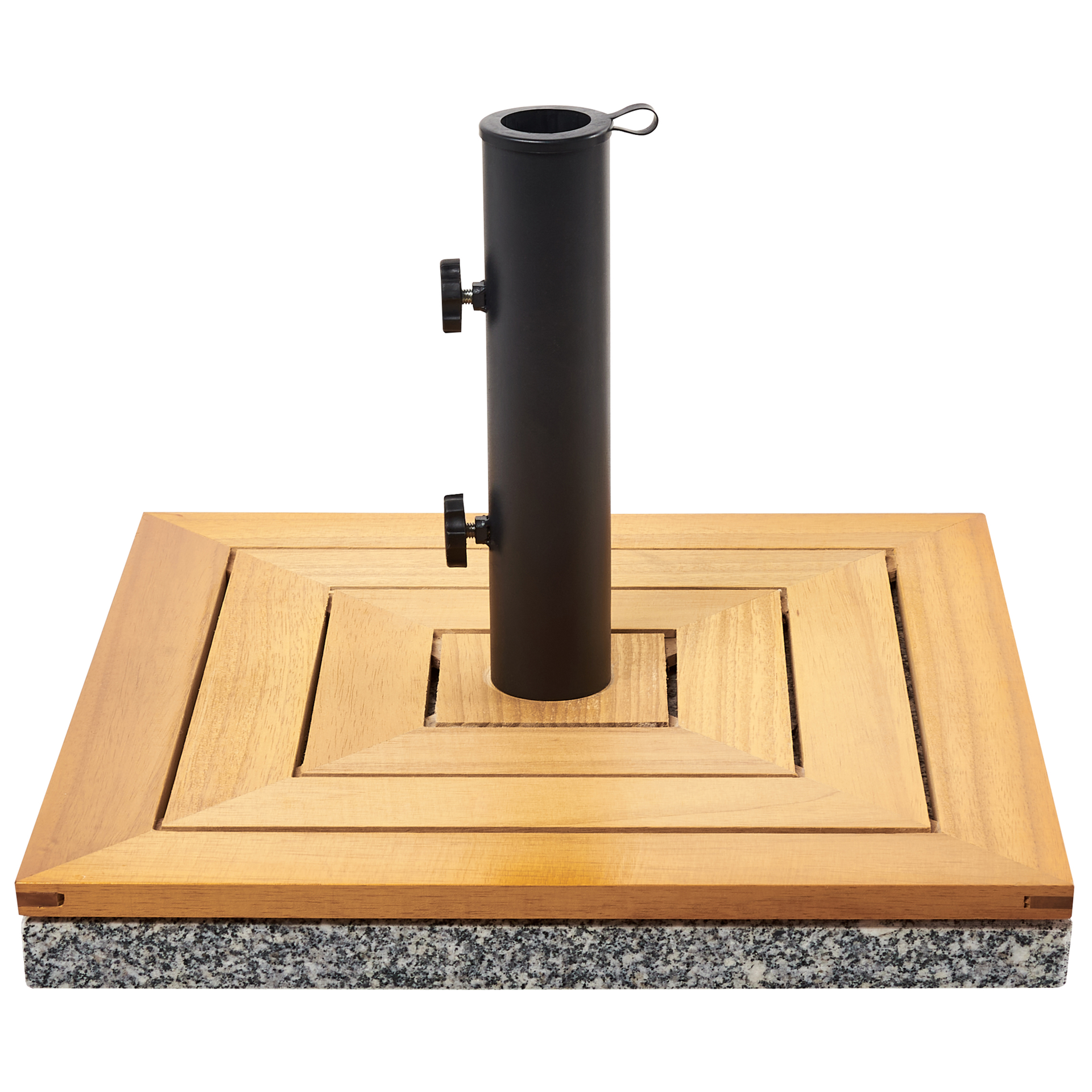 Beliani Podstawa do parasola CECCANO Brązowy Kwadratowy 21 kg