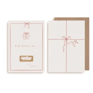 Kartka zdrapka - Zostaniesz Ciocią