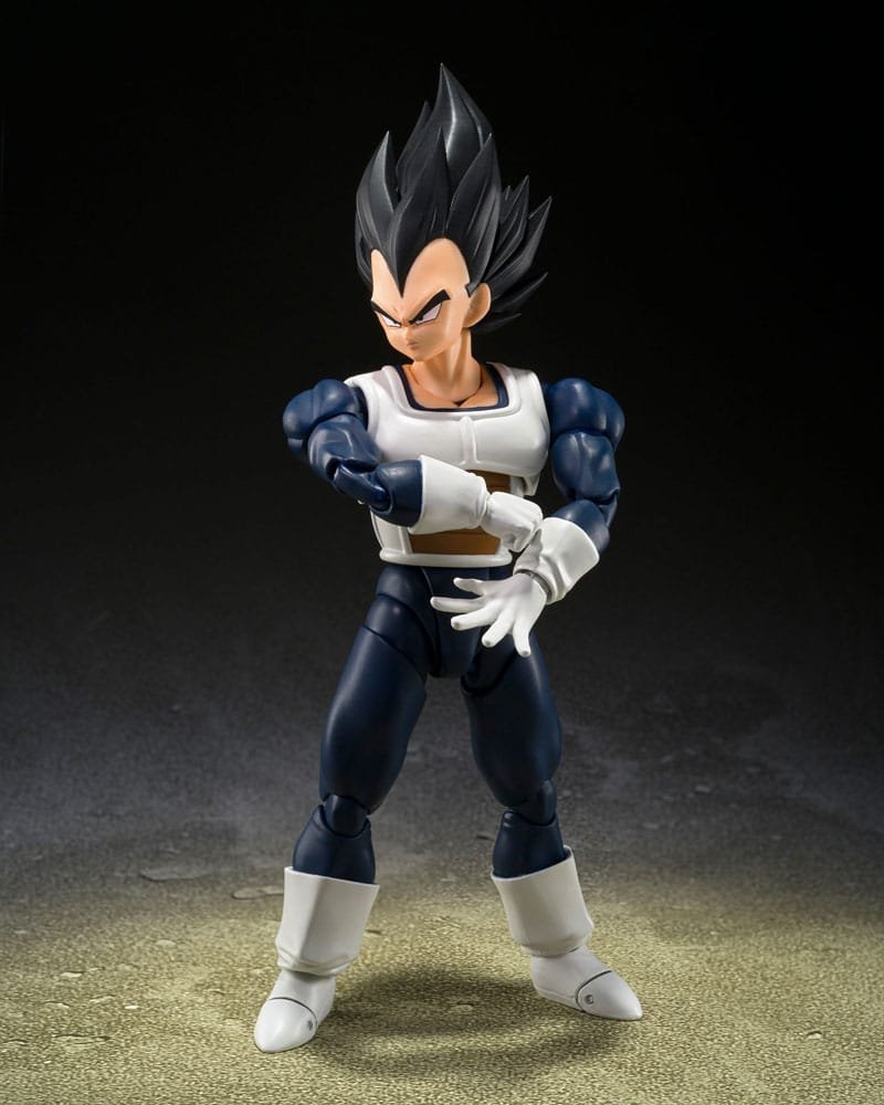 Dragon Ball S.H. Figuarts Action Figure Vegeta Old Battle Clothes 14 c