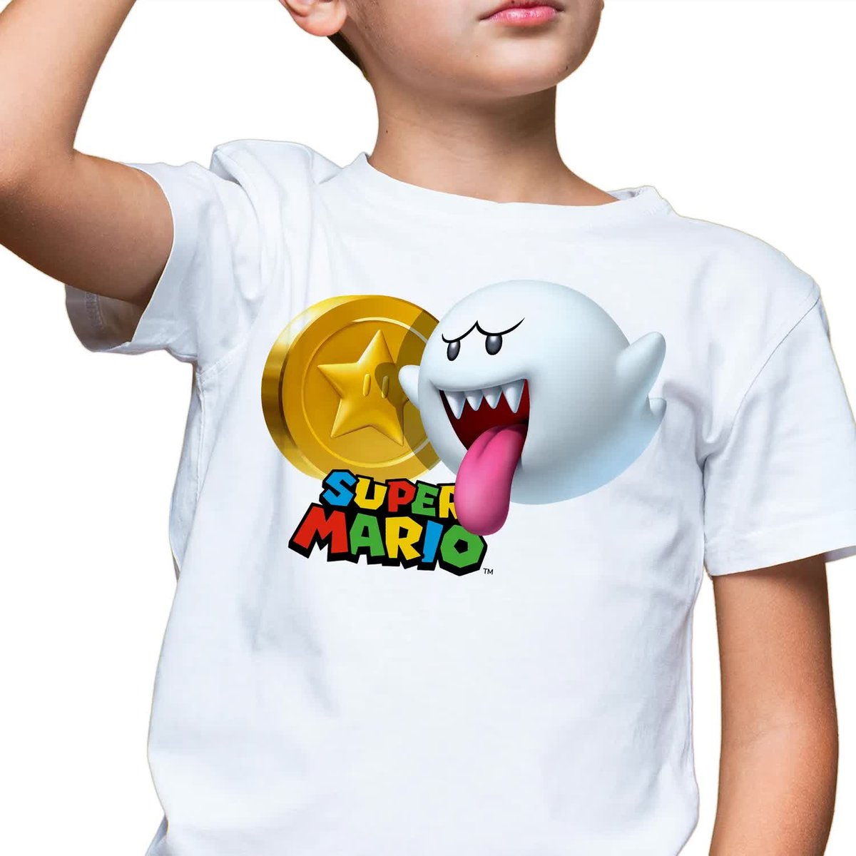 KOSZULKA Dziecięca Super MARIO MiX WZORÓW 134 cm