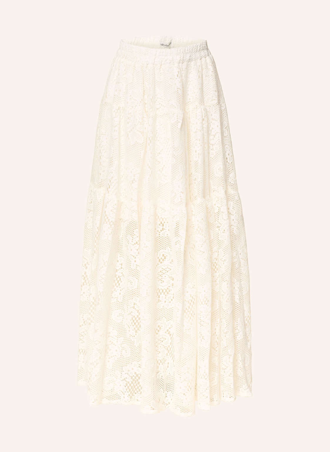 Lollys Laundry Koronkowa Spódnica Sunsetll beige