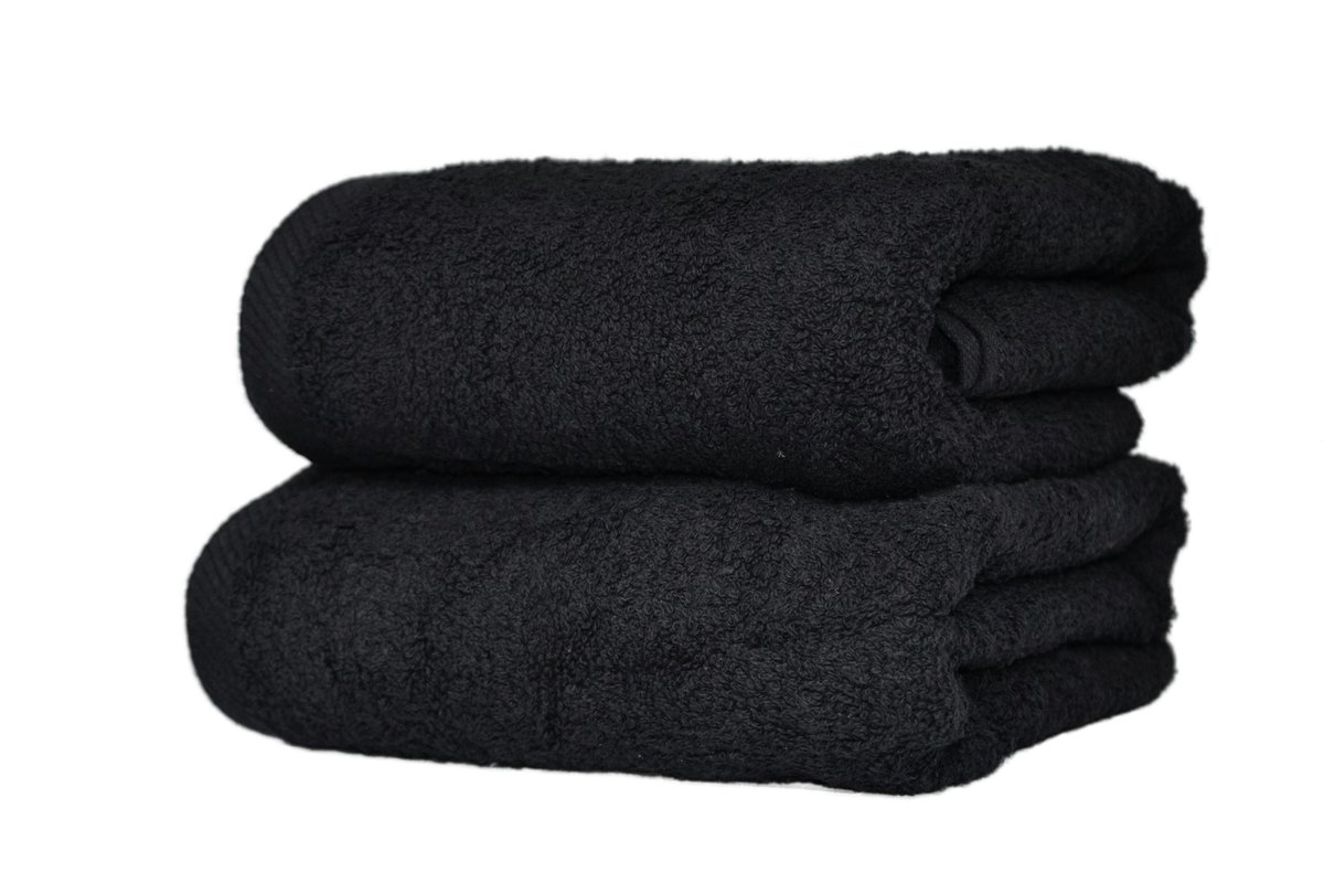 Ręcznik frotte Premium 70x140 CZARNY