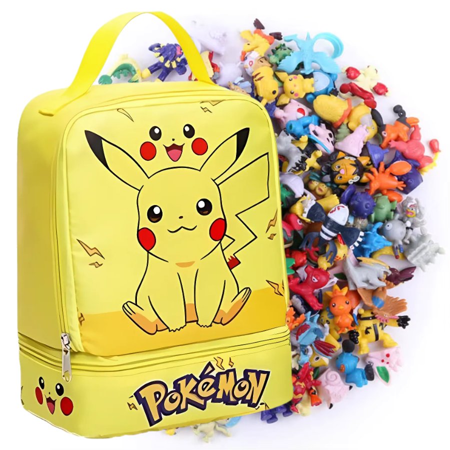 TORBA RĘCZNA POKEMON ZESTAW FIGUREK 144 szt FIGURKI PIKACZU POKEMONY DZIECI