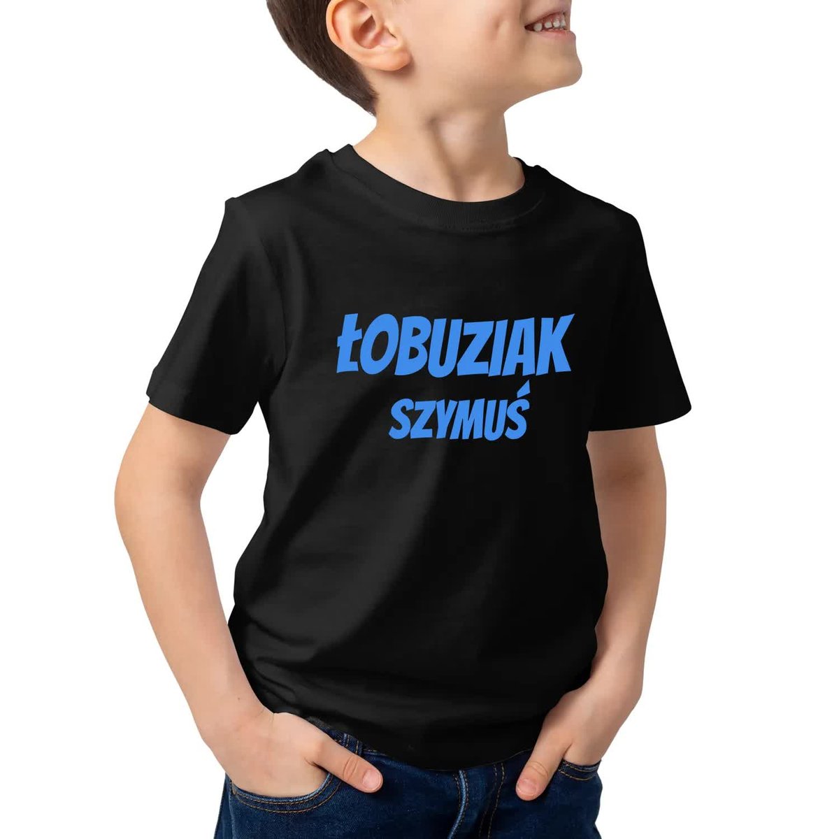 T-Shirt Czarny Koszulka Dziecięca roz. 140 dla Łobuziaka Imię KREATOR