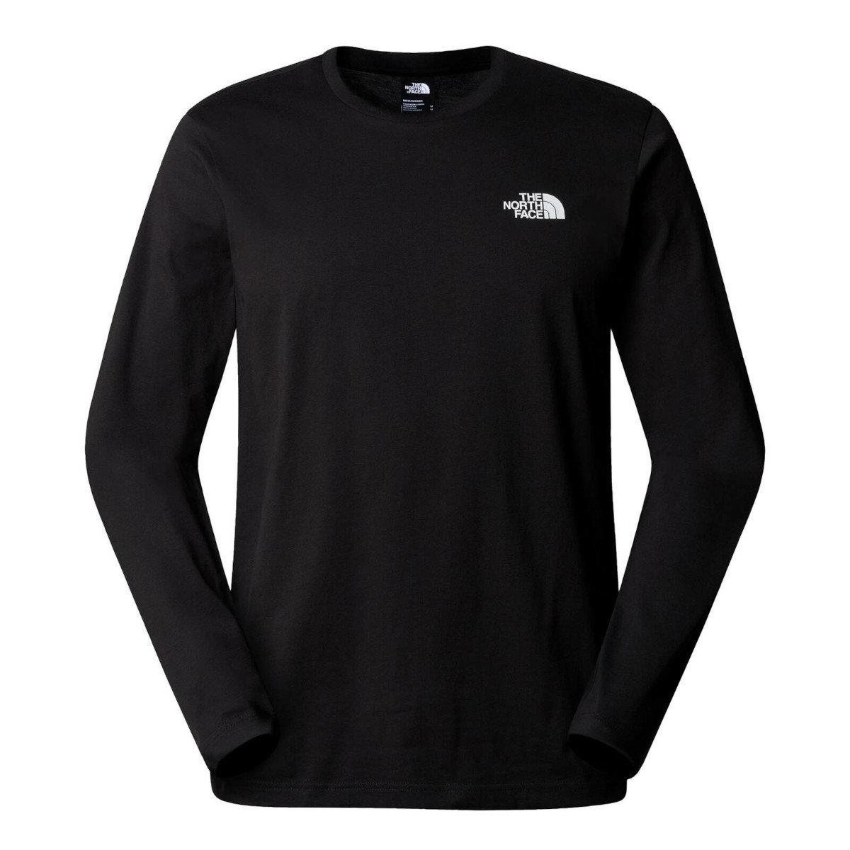Koszulka męska TNF NF0A87QNJK3 L/S SIMPLE DOME Czarna