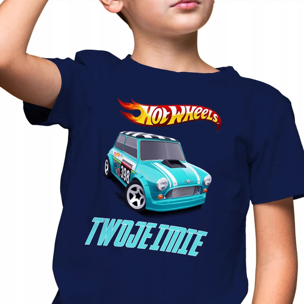 T-Shirt Dziecięcy Koszulka Hot Wheels Chabr Wz 134