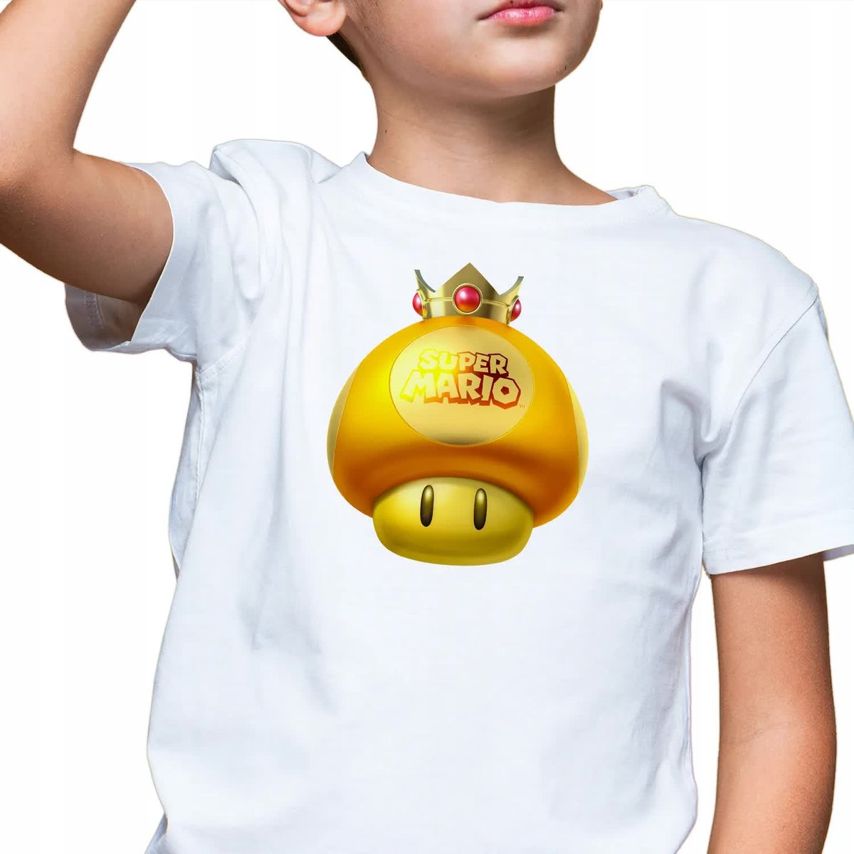 T-shirt DZIECIĘCY Prezent SUPER MARIO Wzory 134 cm
