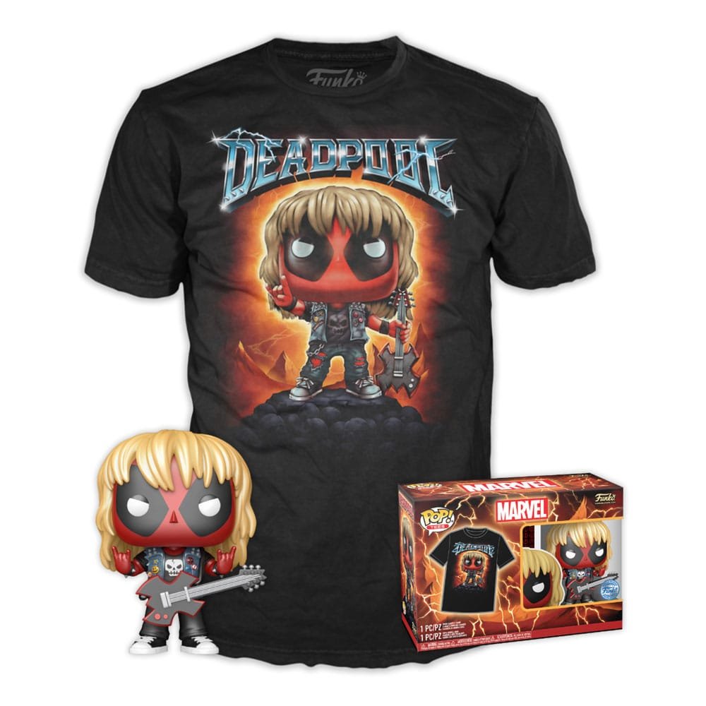 Funko POP Tee Deadpool 1343 Heavy Metal Deadpool diamond Special Edition