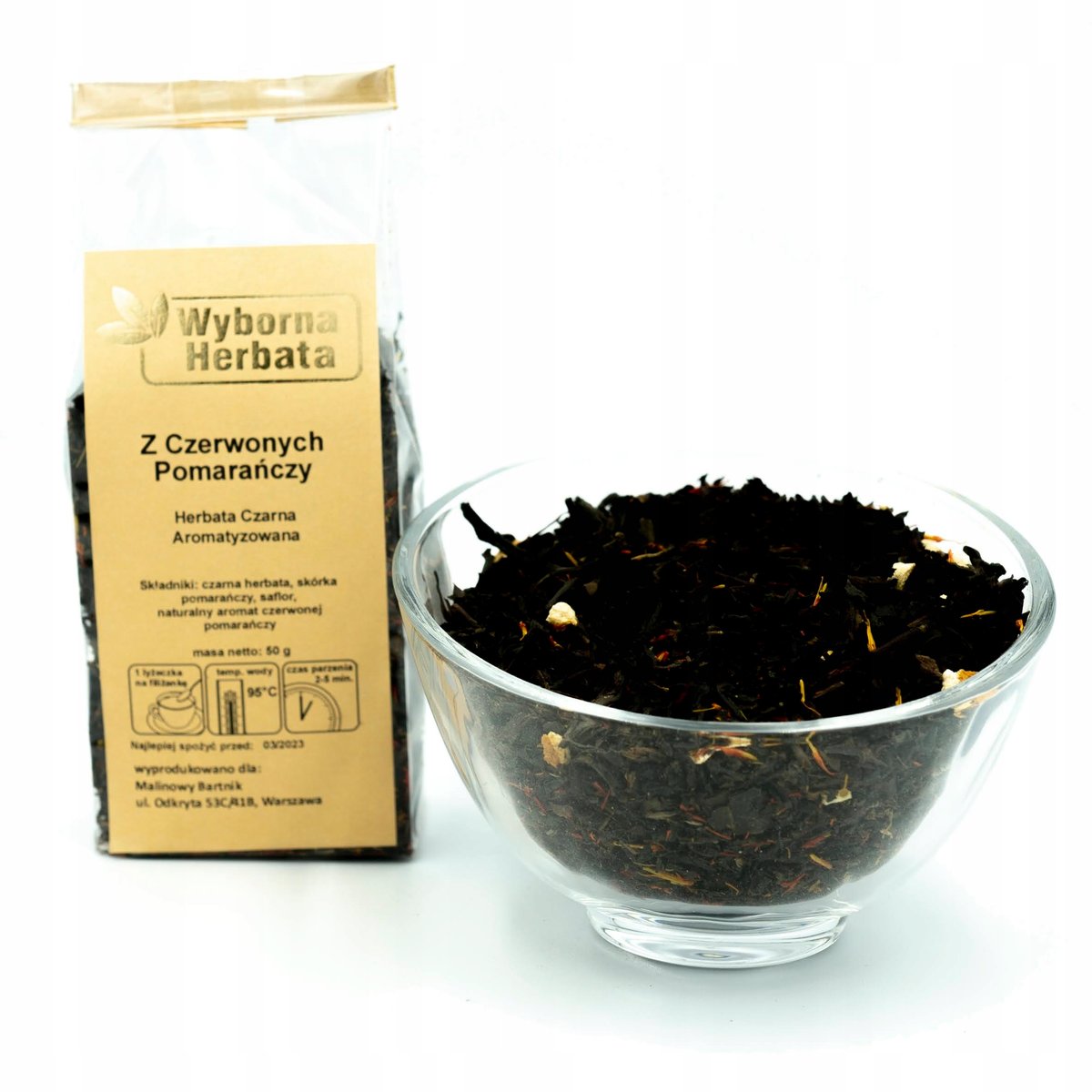 Herbata Czarna Pu Erh Czerwone Pomarańcze- (50g)