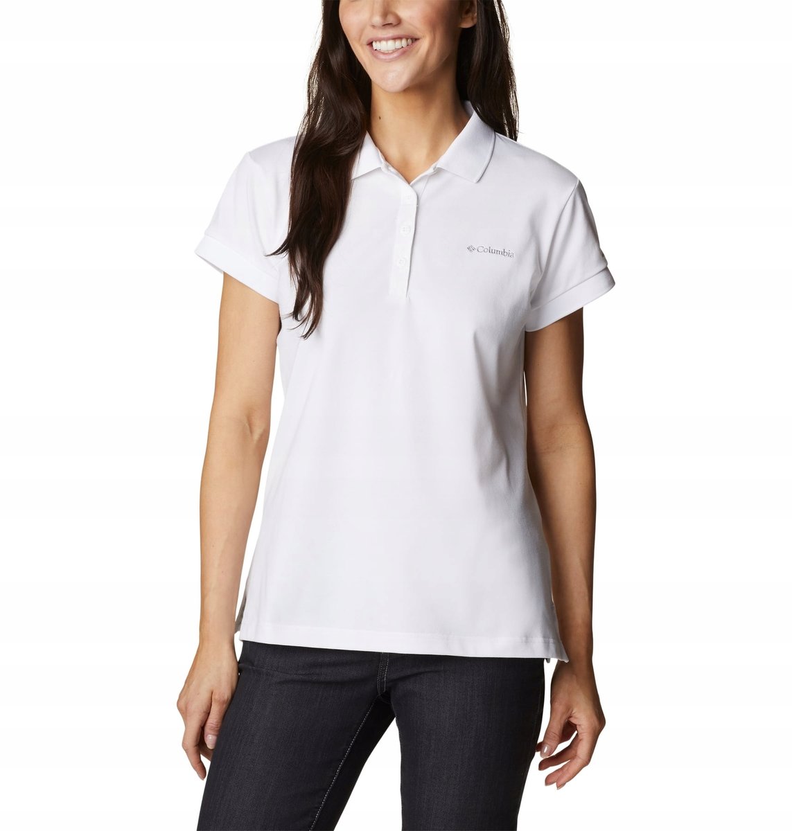 COLUMBIA KOSZULKA POLO LAKESIDE TRAIL SOLID PIQUE 1891342101 r M (38)