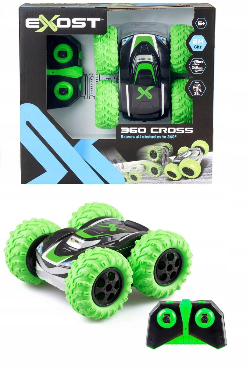 Exost CROSS II obraca się o 360 stopni AUTO sterowane DWUSTRONNE na pilot