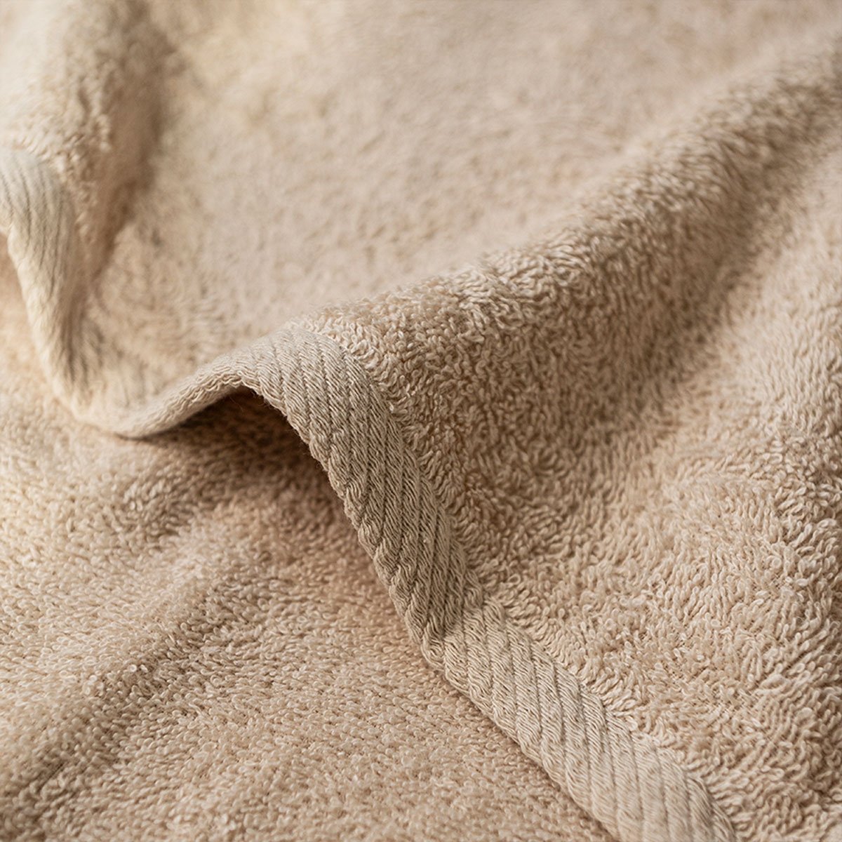 Bawełniany ręcznik, kolor jasny beżowy, Harry, rozmiar: 70x140 cm