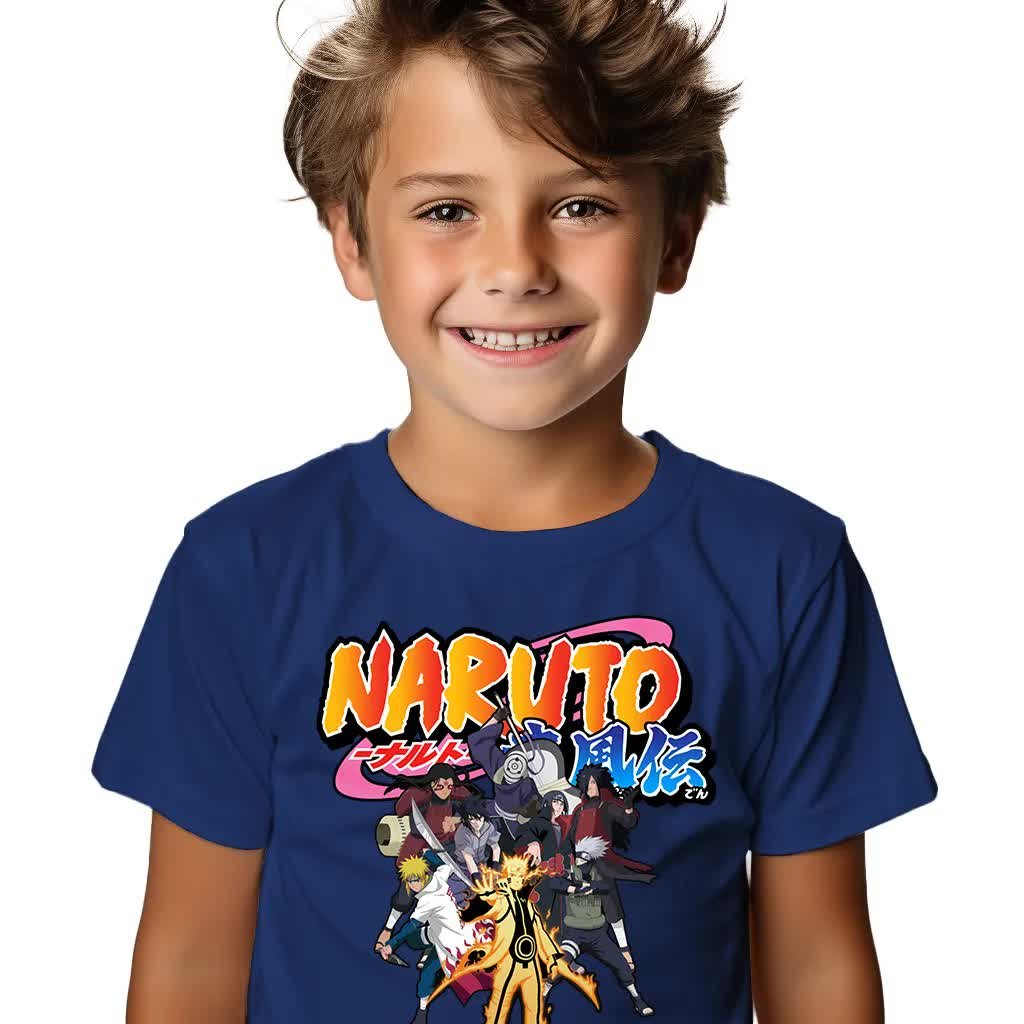 KOSZULKA T-SHIRT DZIECIĘCA CHABROWY PREZENT NARUTO ROZMIAR 134 MIX WZORÓW