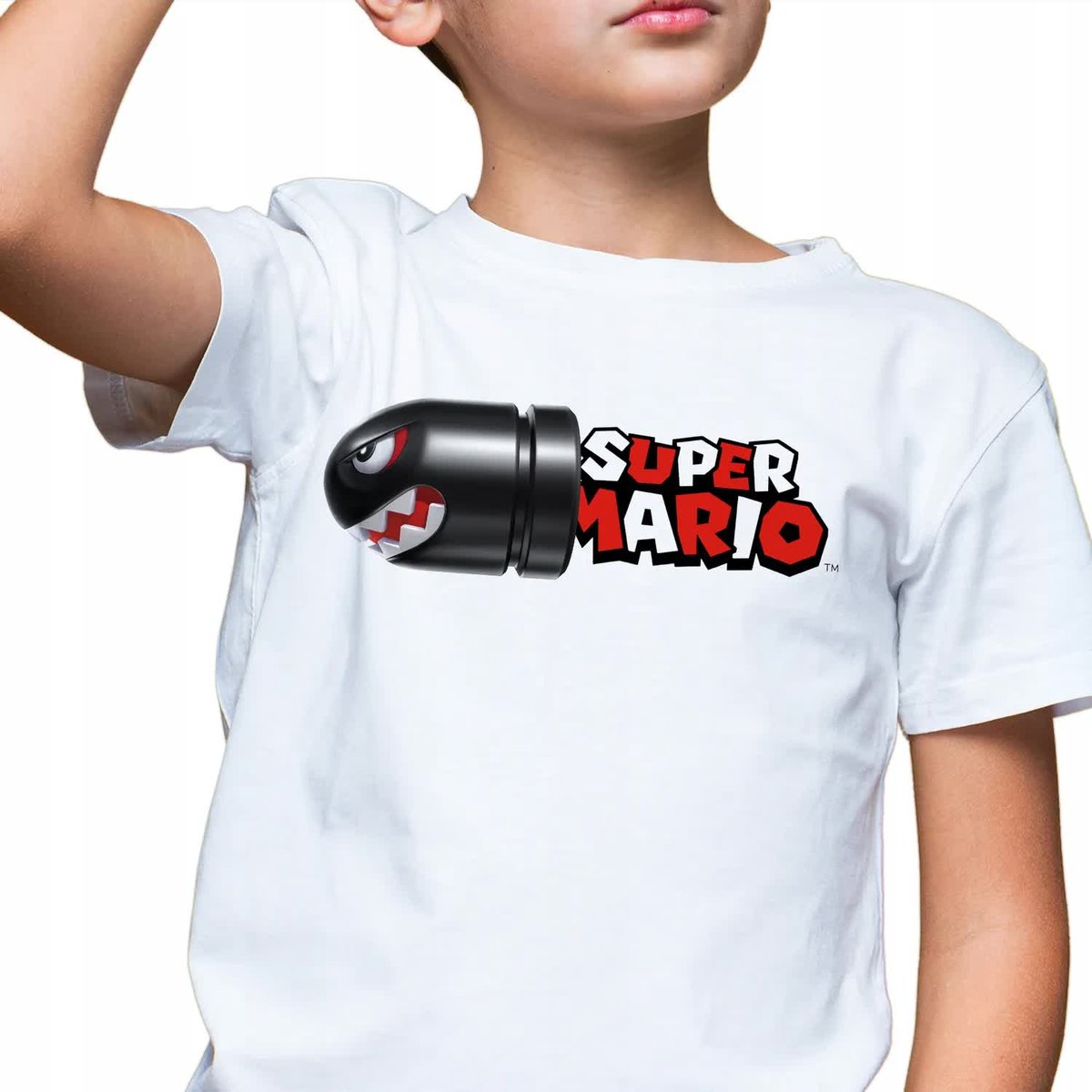 KOSZULKA T-shirt dla DZIECI Super MARIO 134 cm