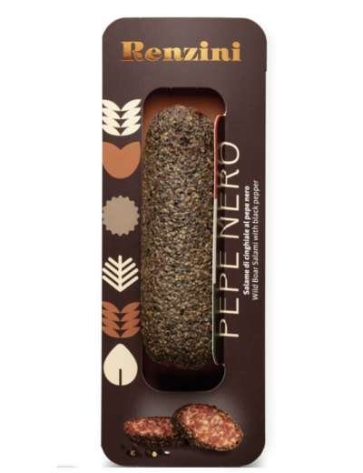 Salami z pieprzem Salame pepe nero 200g - Renzini