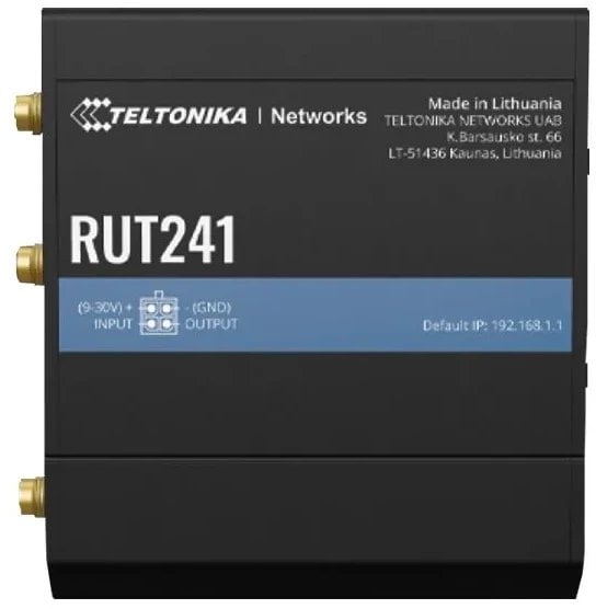 Teltonika RUT241 GLOBAL WiFi/4G Router standard version EU RUT2410300G0