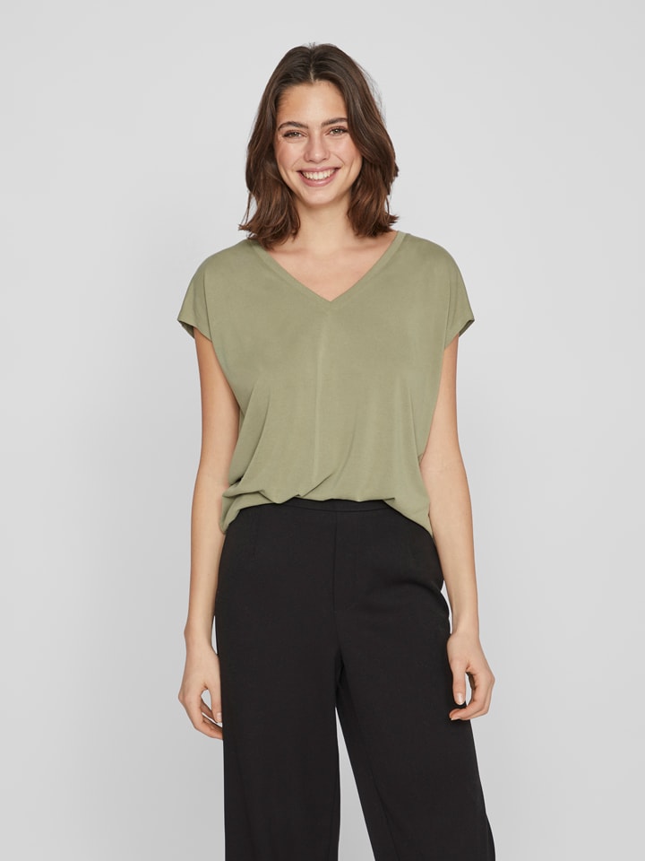 Vila Koszulka w kolorze khaki