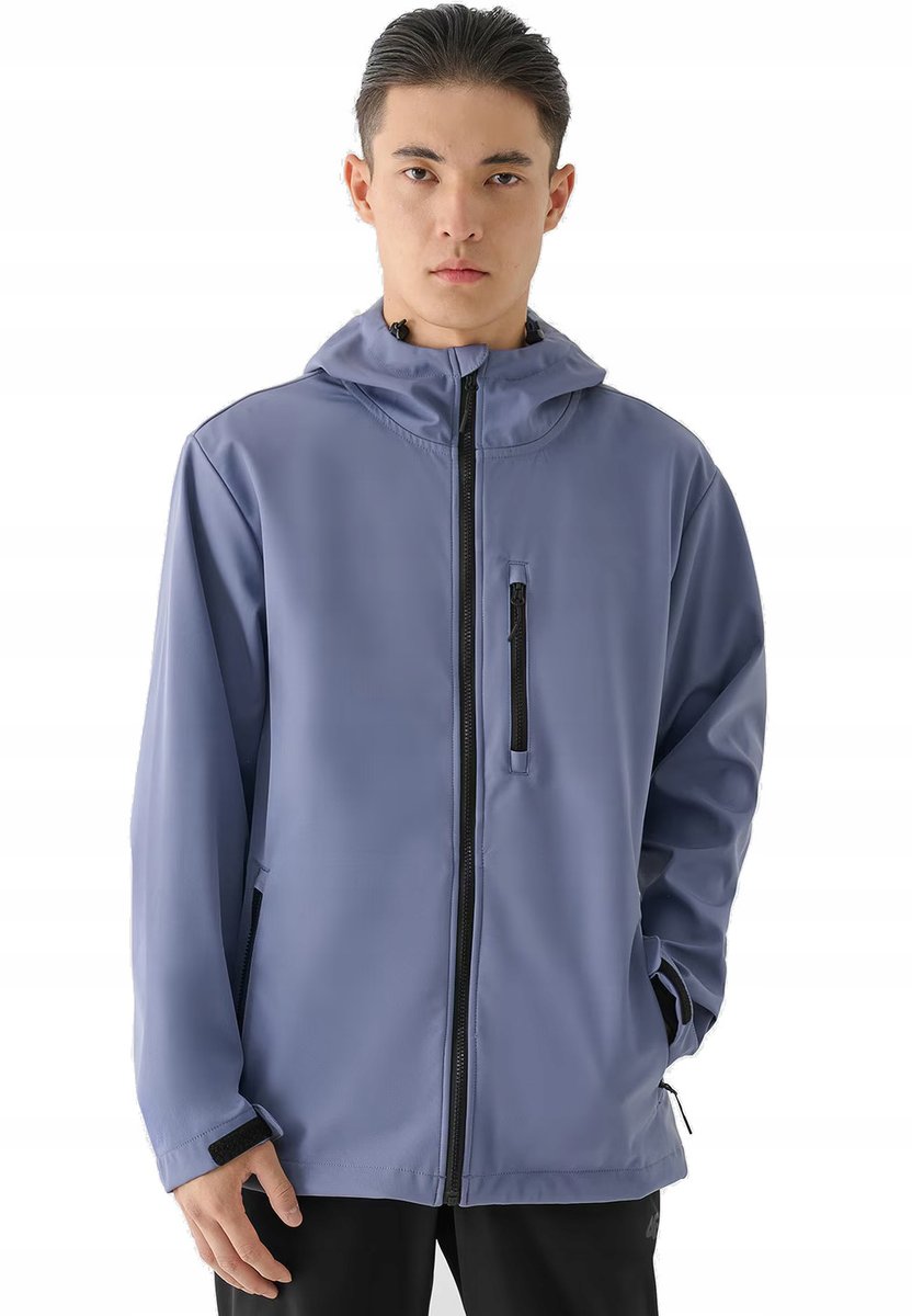 Męska kurtka z kapturem 4F softshell przeciwdeszczowy membrana M397 32S XL