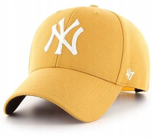 Czapka Z Daszkiem Czapeczka Ny '47 Bejsbolówka New York Yankees Musztardowa