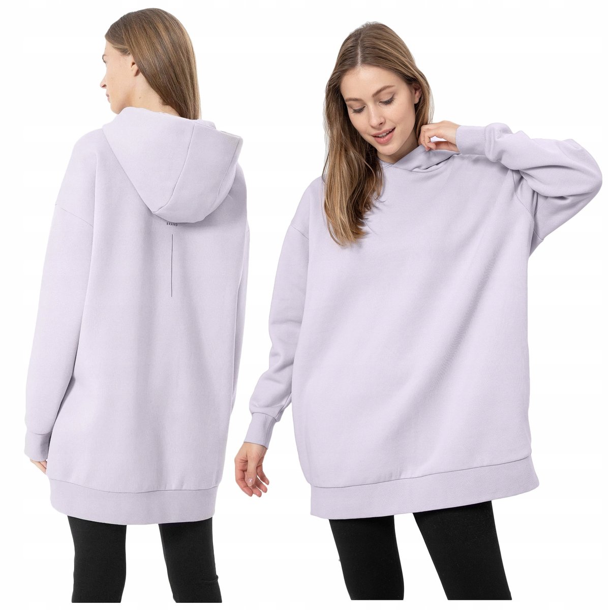 BLUZA damska 4F OVERSIZE z kapturem BLD028 XS