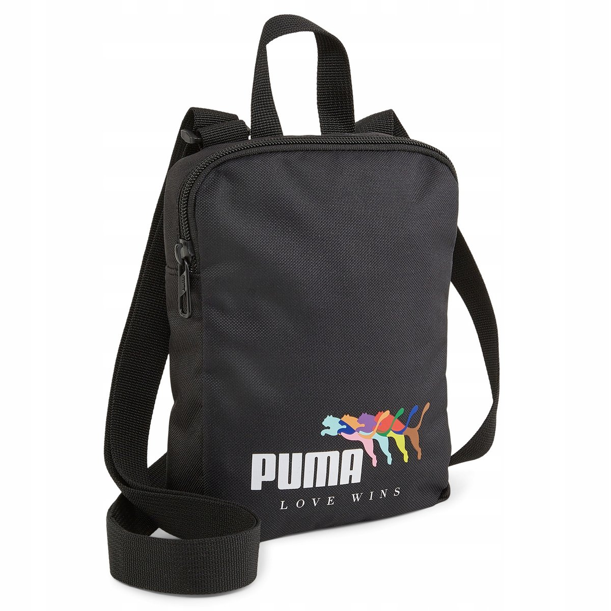 TOREBKA NA RAMIĘ saszetka PUMA listonoszka czarna unisex Phase Love Wins