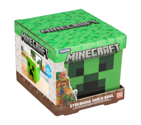 Paladone Miska z podpórką pod telefon Minecraft Streaming Snack Bowl Creeper