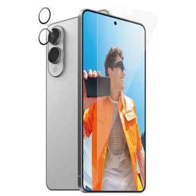 Etui PANZEGLASS Hoops UWF 2w1 do Samsung Galaxy S25 Edge Szkło Szkło na obiektyw