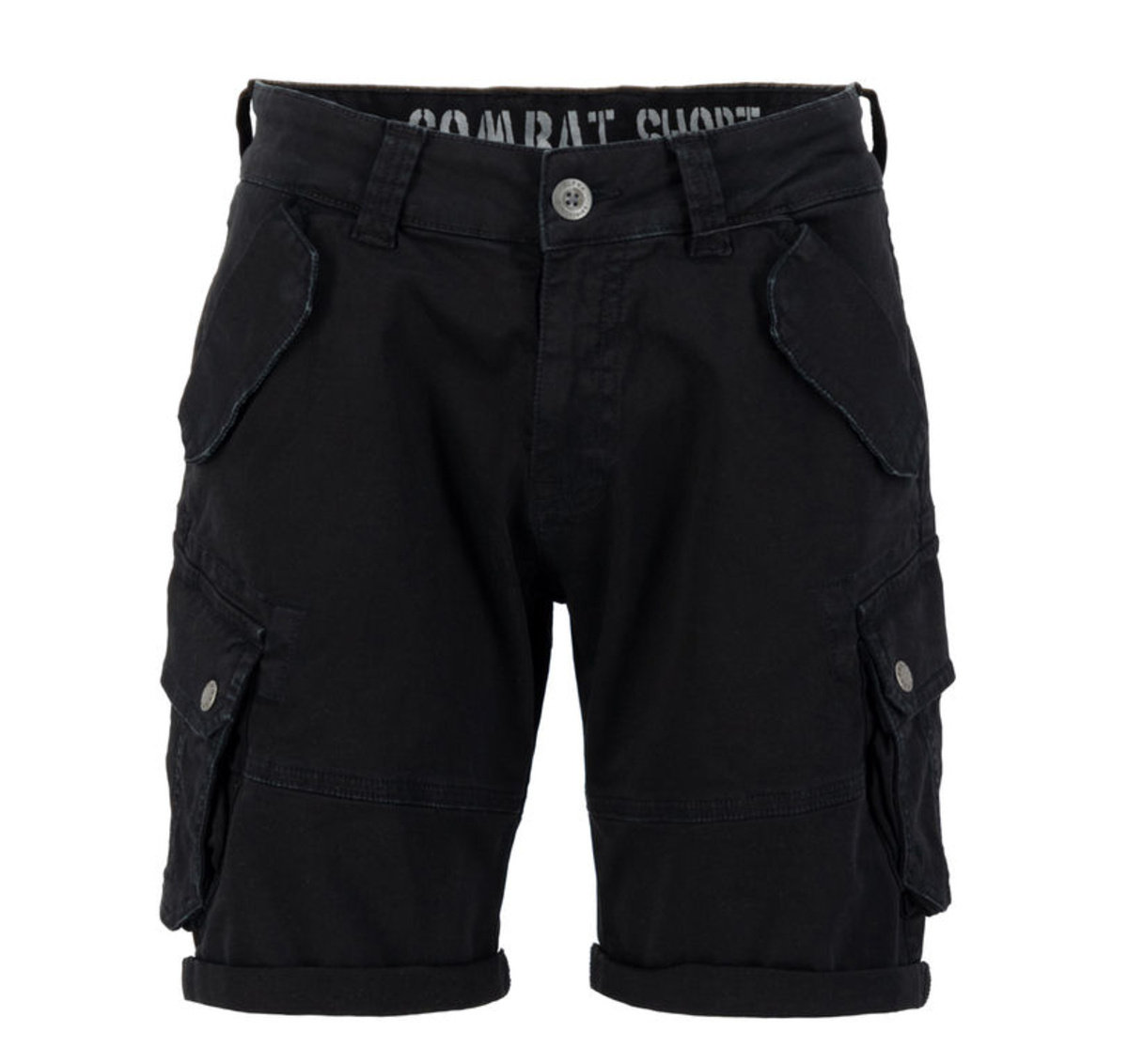 spodnie bojówki krótkie ALPHA INDUSTRIES - COMBAT SHORT BLACK-32