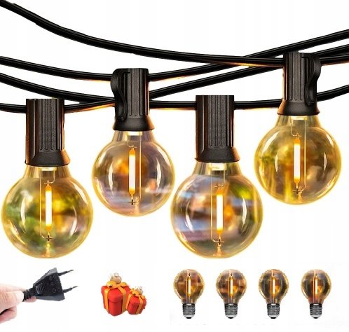 Girlanda Lampki ogrodowe 3m 10+1szt LEDOWE IP68