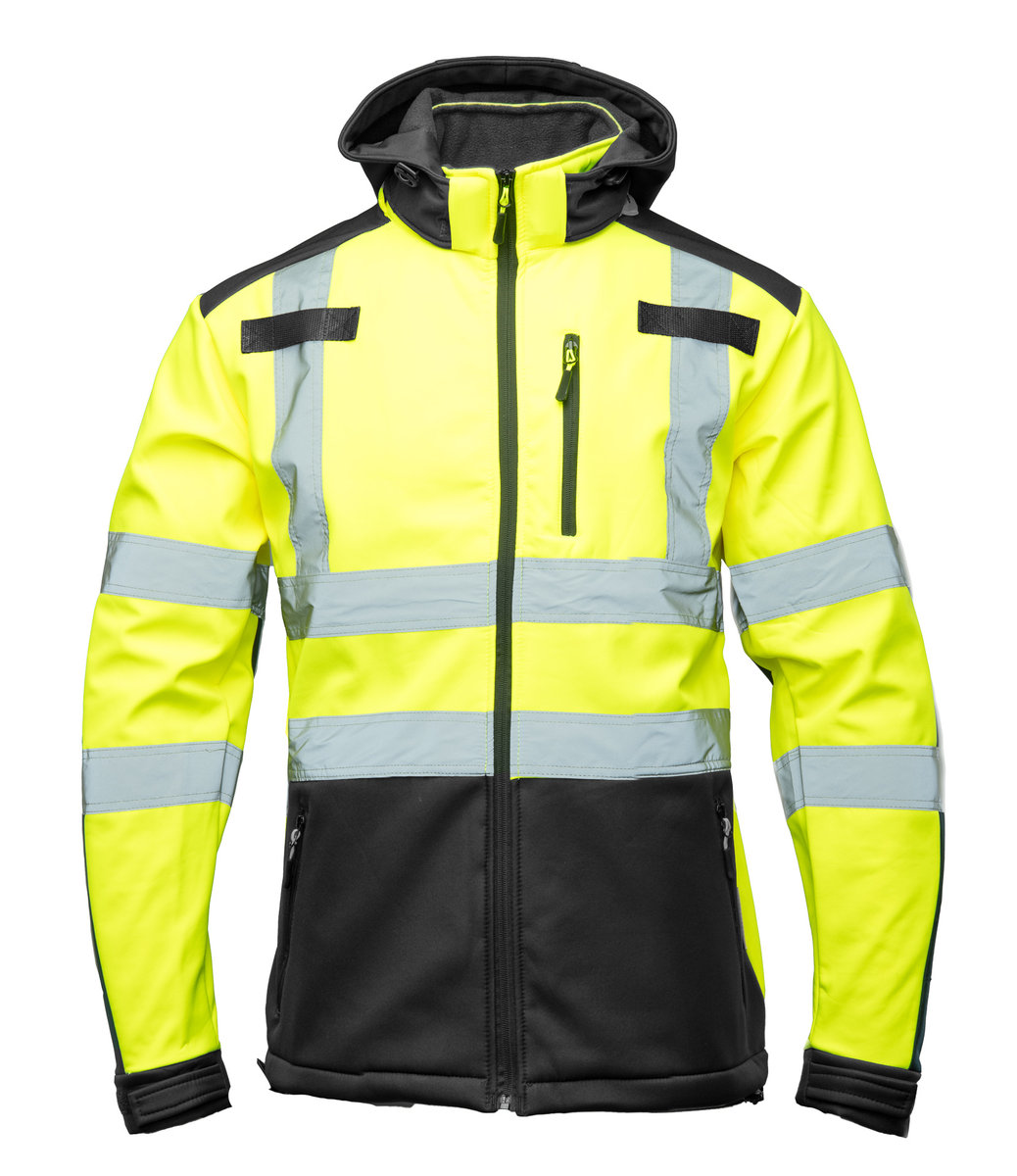Brixton Flash Softshell Wstawka Granat Bf005 Z Pas - Kolor Żółty Rozmiar Xl
