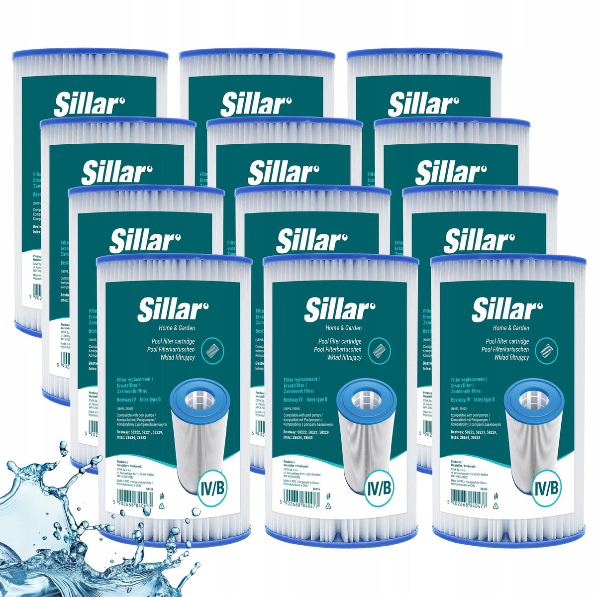 Bestway sillar filtr do basenu do pompy  spa ogordowe zamiennik typ iv b 12x