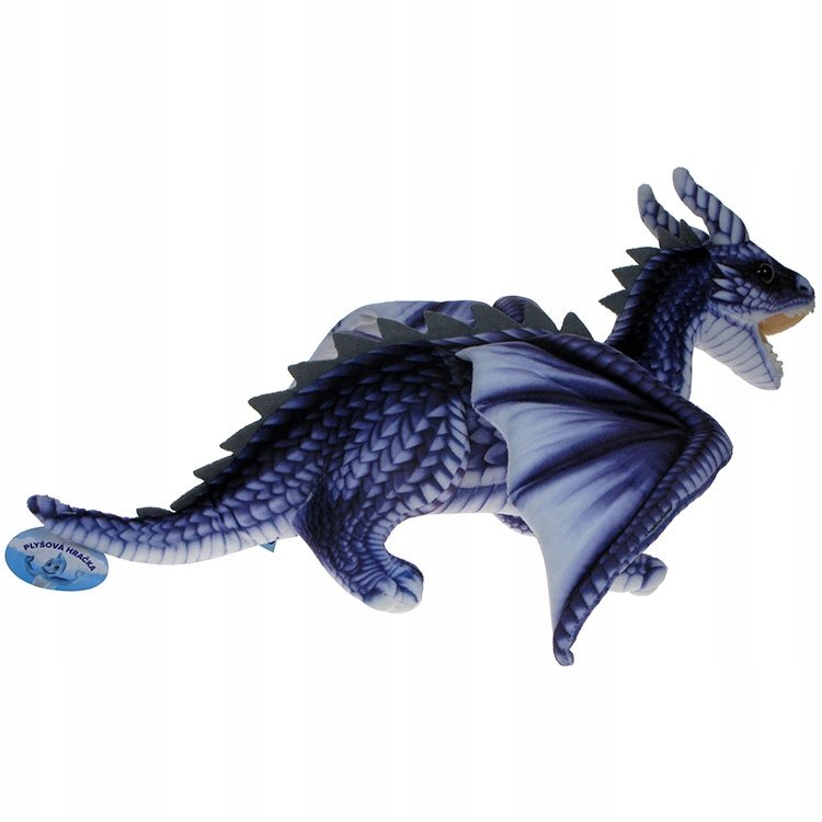 Barwne Fanatstyczne Zoo: Maskotka Smok fioletowy 48cm (93312)