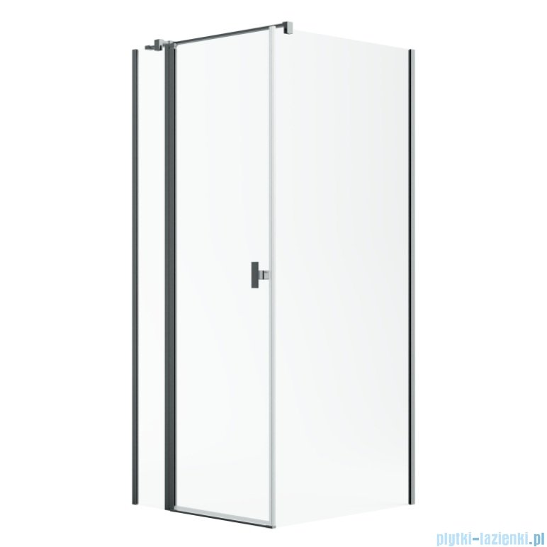 Radaway Nes Kdj II Brushed GunMetal kabina 90x100cm lewa szczotkowany grafit 10032090-92-01L/10039100-01-01