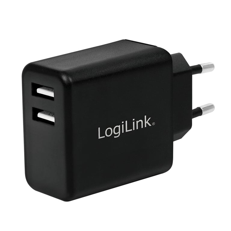 LogiLink PA0210 ładowarka do urządzeń przenośnych Uniwersalne Czarny Prąd przemienny Wewnętrzna