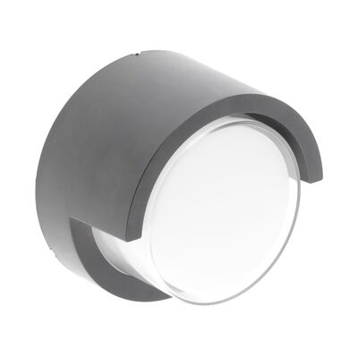 Oprawa elewacyjna okrągła LED CANTI II szara